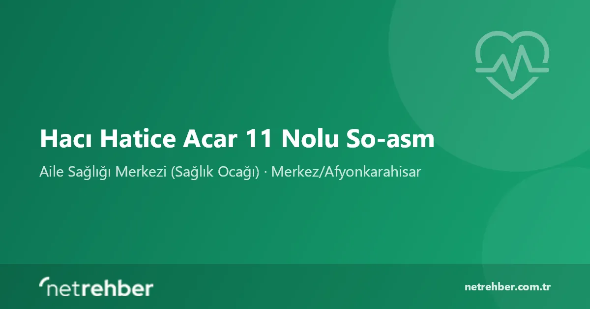 Hacı Hatice Acar 11 Nolu So-asm kapak görseli