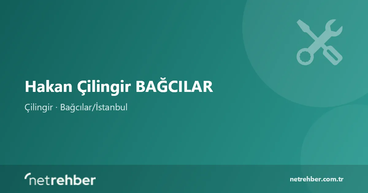 Hakan Çilingir BAĞCILAR kapak görseli