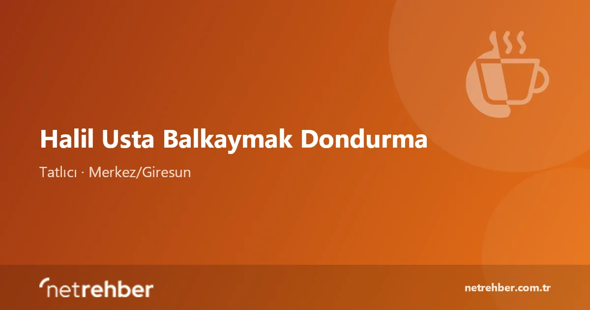 Halil Usta Balkaymak Dondurma kapak görseli