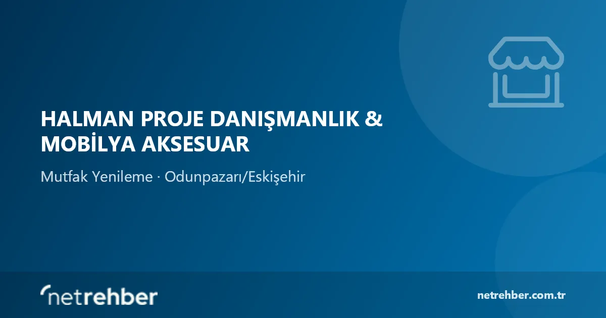 Halman Proje Danışmanlık & Mobilya Aksesuar kapak görseli