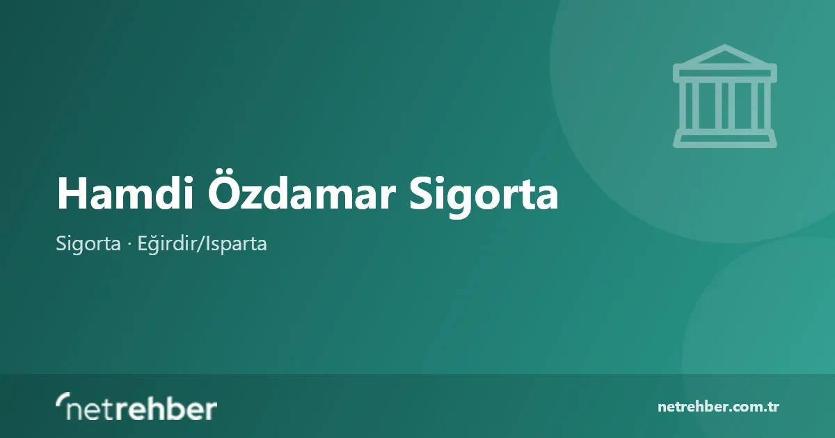 Hamdi Özdamar Sigorta kapak görseli