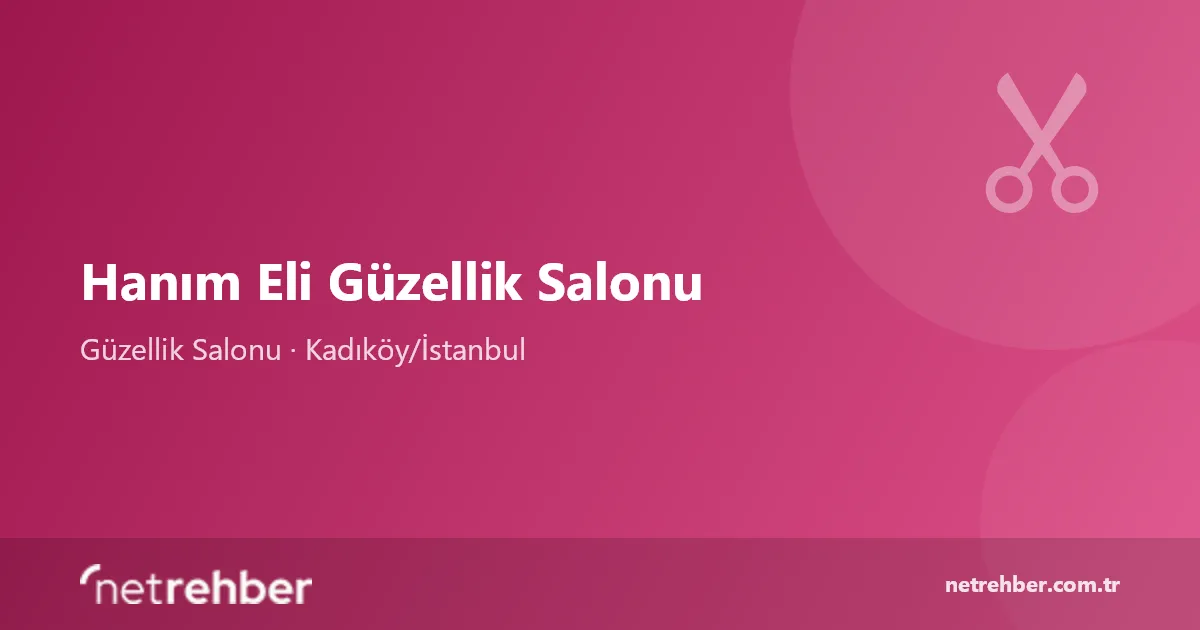 Hanım Eli Güzellik Salonu kapak görseli