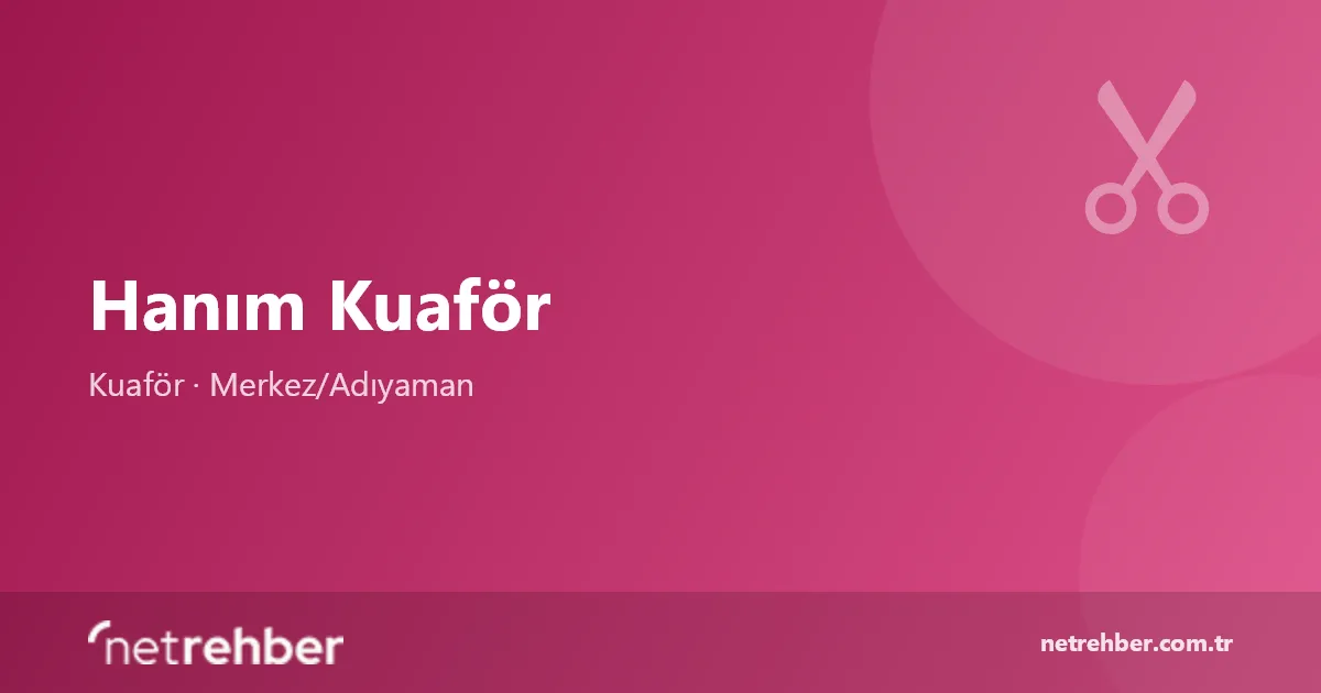 Hanım Kuaför kapak görseli