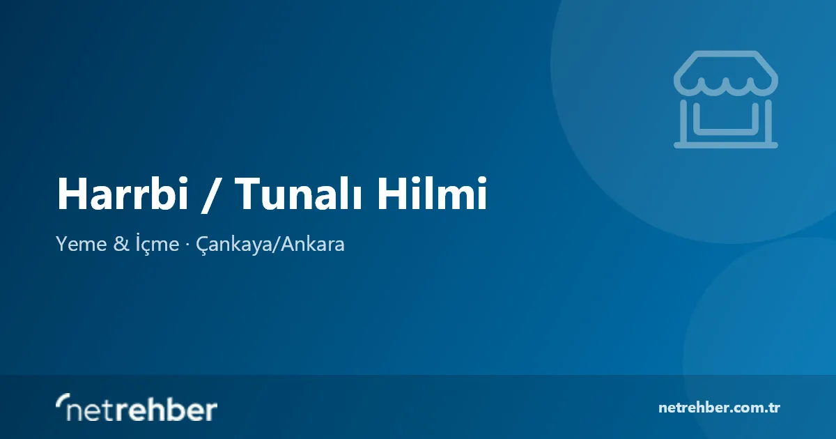 Harrbi / Tunalı Hilmi kapak görseli