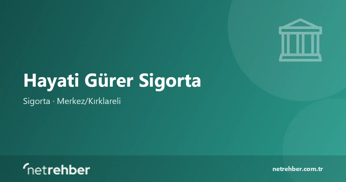 Hayati Gürer Sigorta kapak görseli