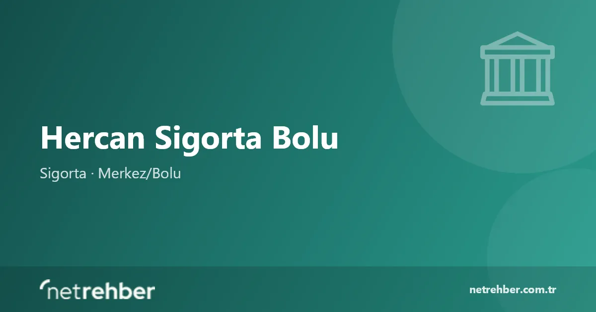 Hercan Sigorta Bolu kapak görseli