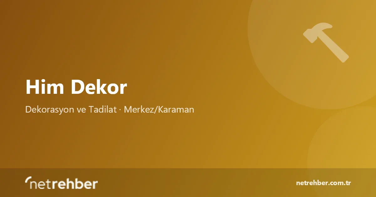 Him Dekor kapak görseli