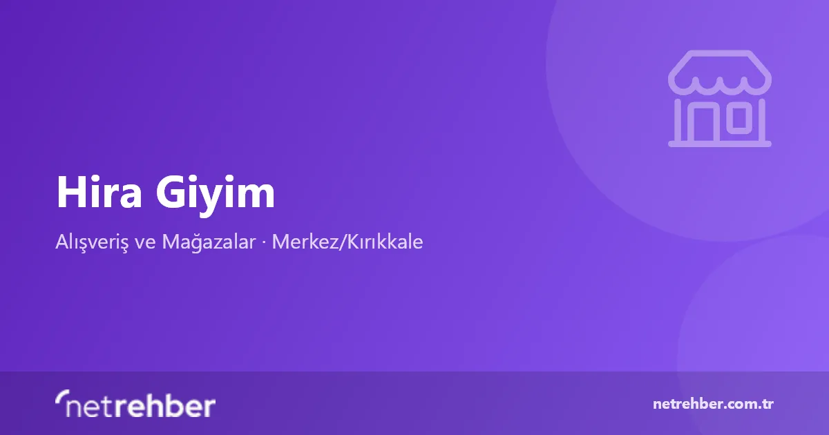 Hira Giyim kapak görseli