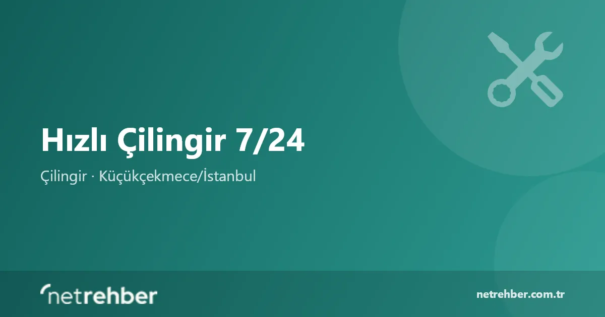 Hızlı Çilingir 7/24 kapak görseli
