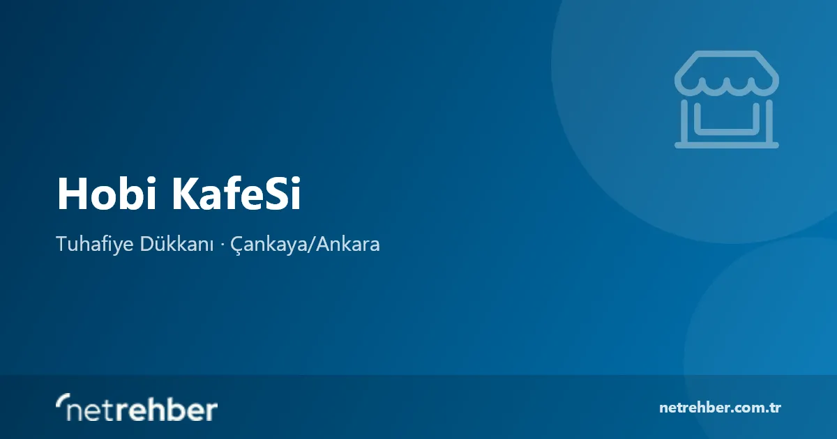 Hobi KafeSi kapak görseli