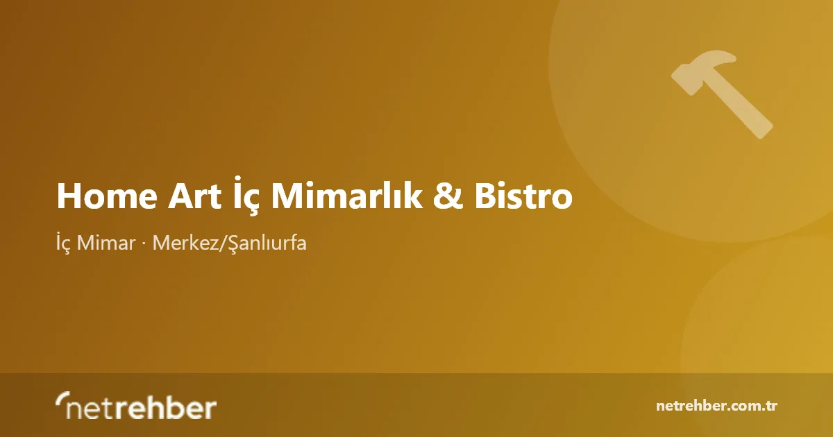 Home Art İç Mimarlık & Bistro kapak görseli