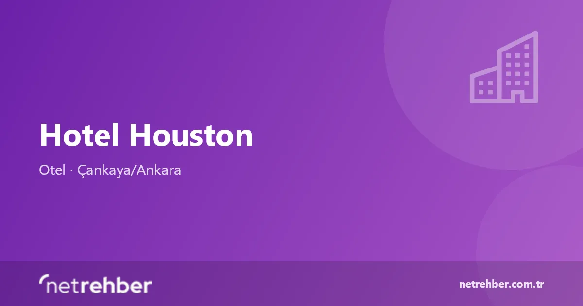 Hotel Houston kapak görseli