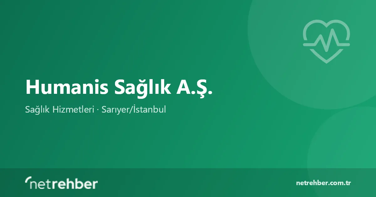 Humanis Sağlık A.Ş. kapak görseli