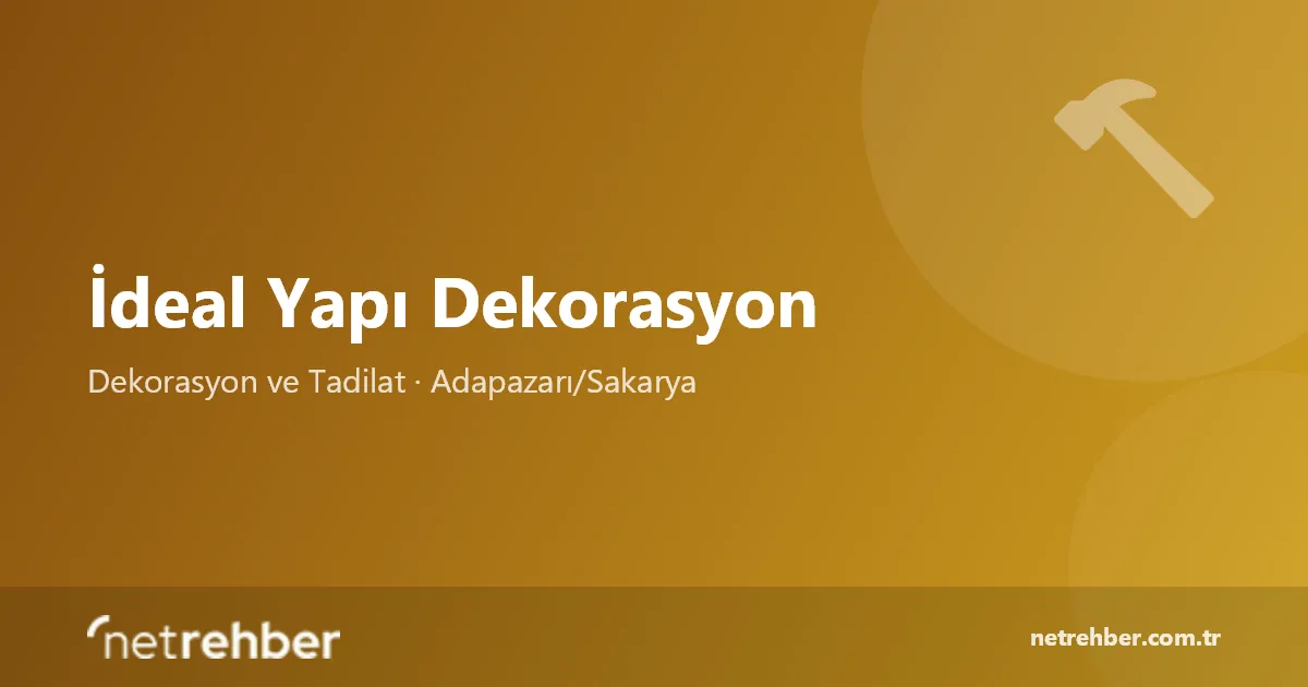 İdeal Yapı Dekorasyon kapak görseli