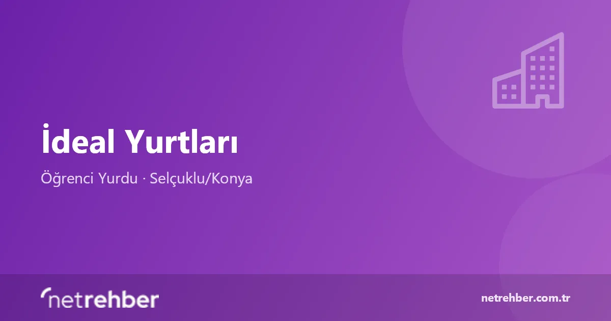 İdeal Yurtları kapak görseli