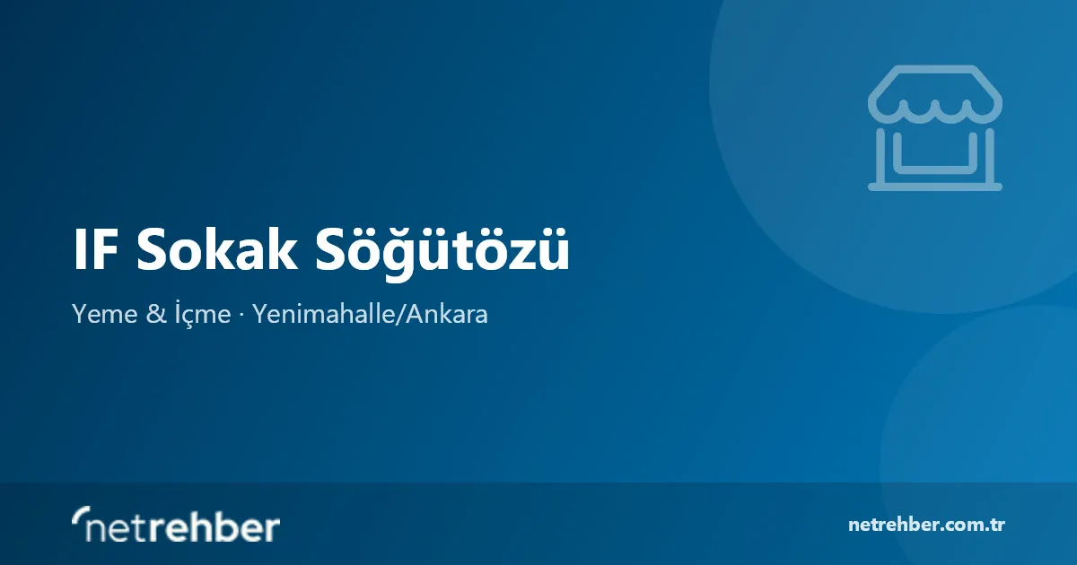 IF Sokak Söğütözü kapak görseli