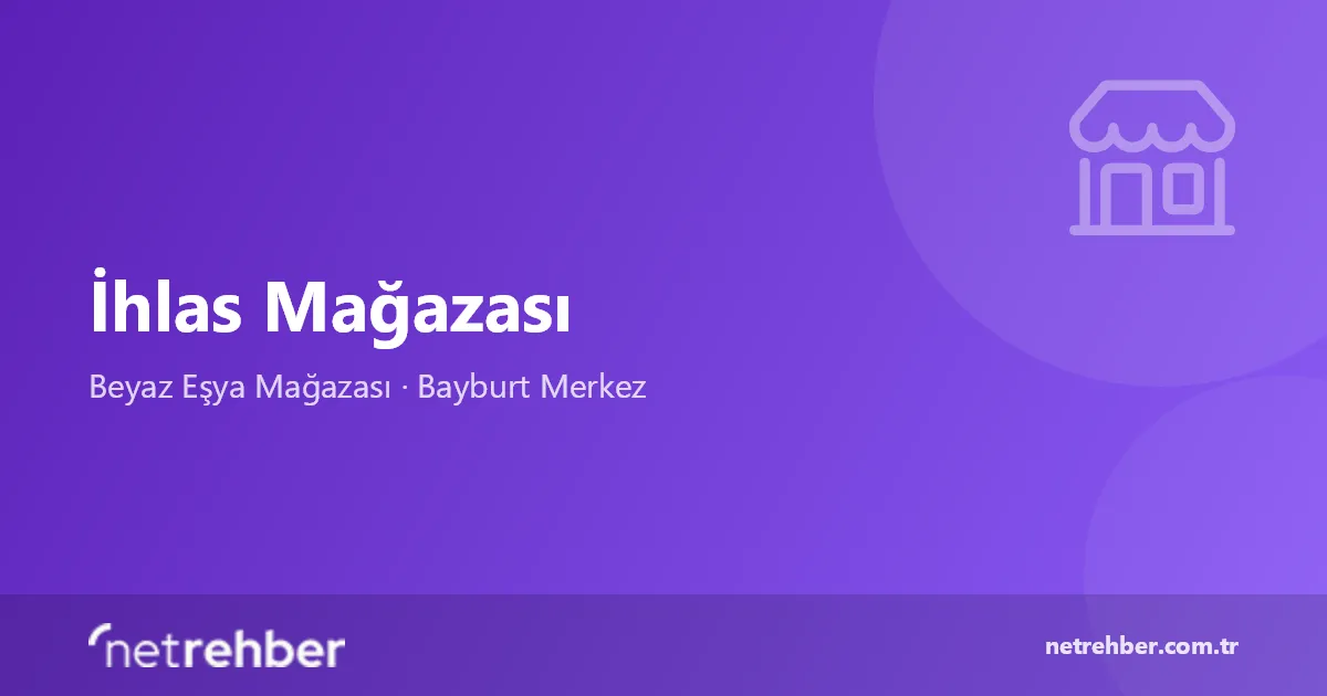 İhlas Mağazası kapak görseli