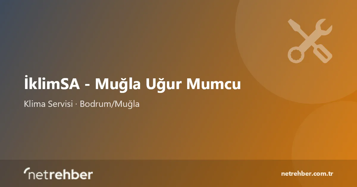 İklimSA - Muğla Uğur Mumcu kapak görseli