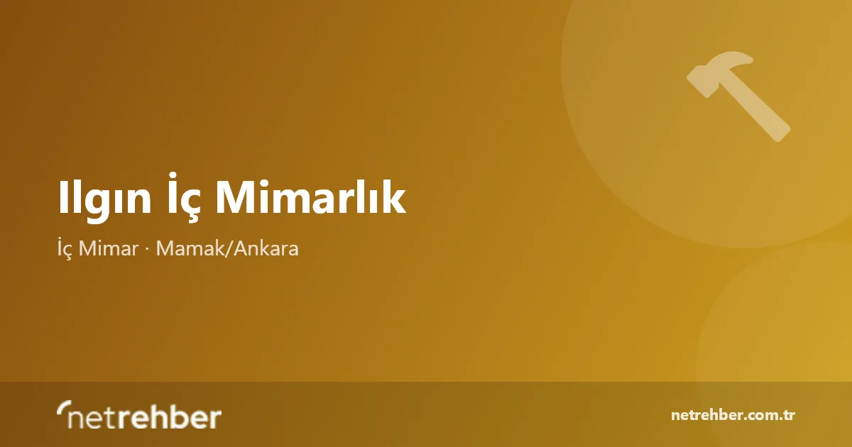 Ilgın İç Mimarlık kapak görseli