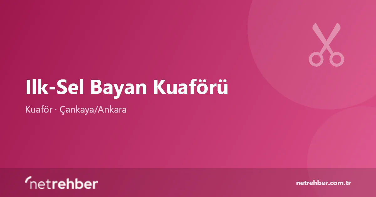 Ilk-Sel Bayan Kuaförü kapak görseli