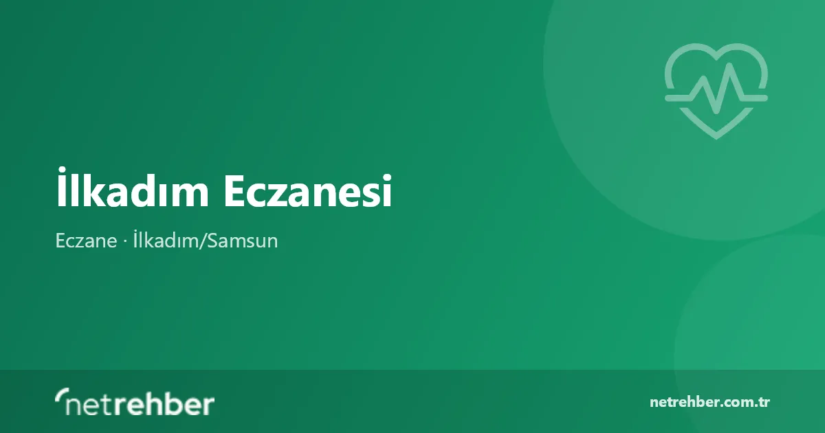 İlkadım Eczanesi kapak görseli