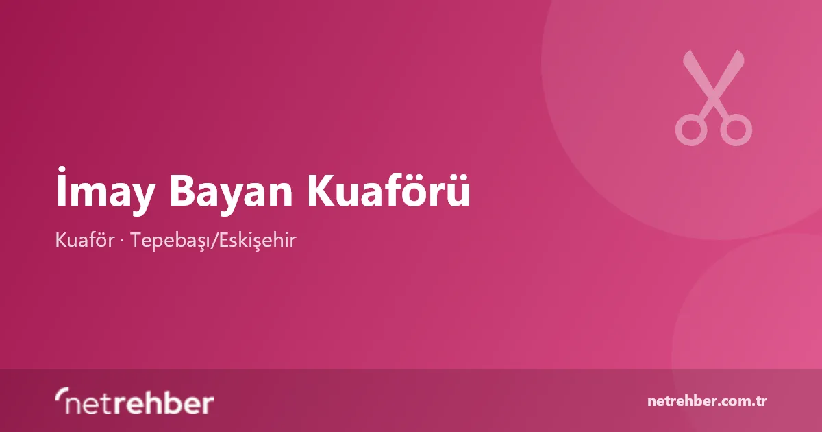İmay Bayan Kuaförü kapak görseli