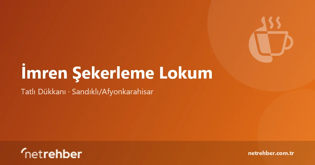 İmren Şekerleme Lokum kapak görseli