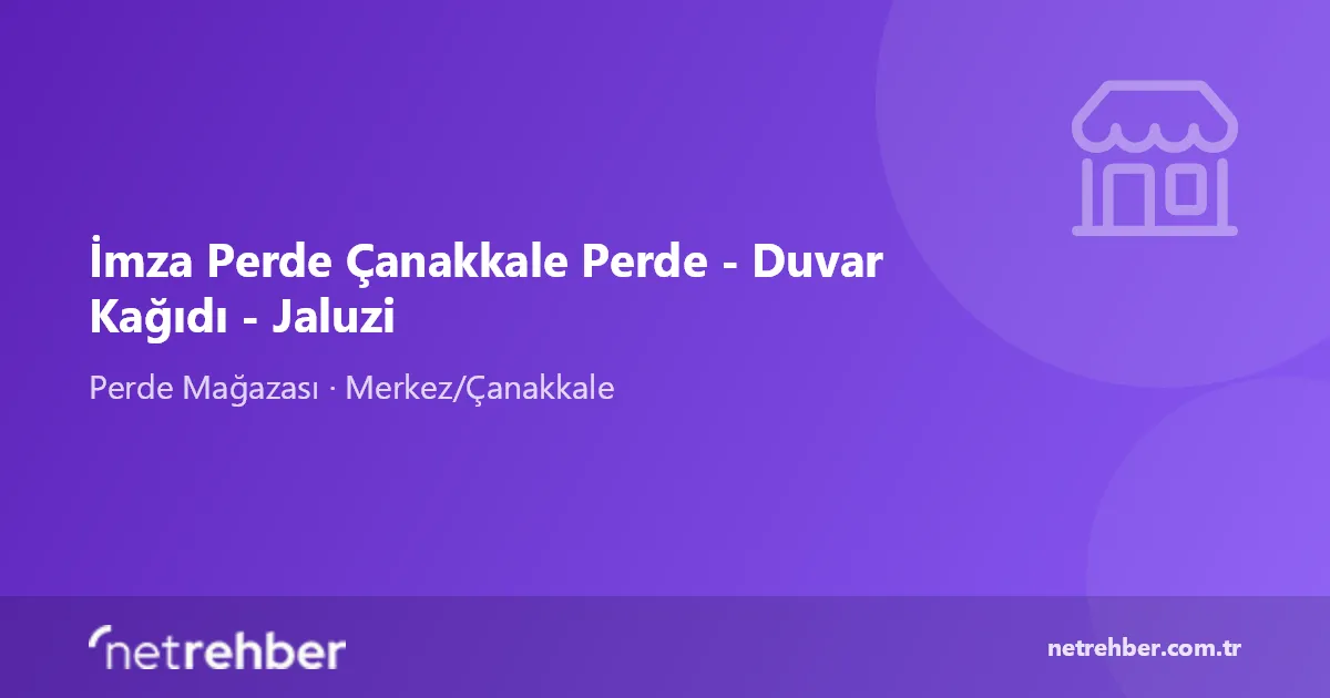İmza Perde Çanakkale Perde - Duvar Kağıdı - Jaluzi kapak görseli