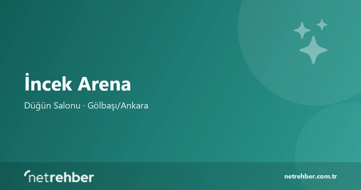 İncek Arena kapak görseli