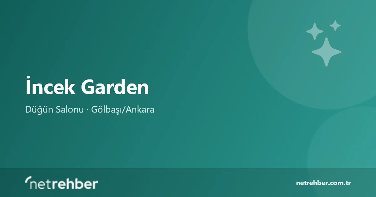İncek Garden kapak görseli