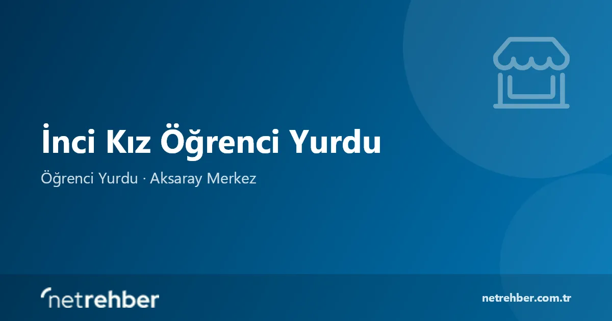 İnci Kız Öğrenci Yurdu kapak görseli
