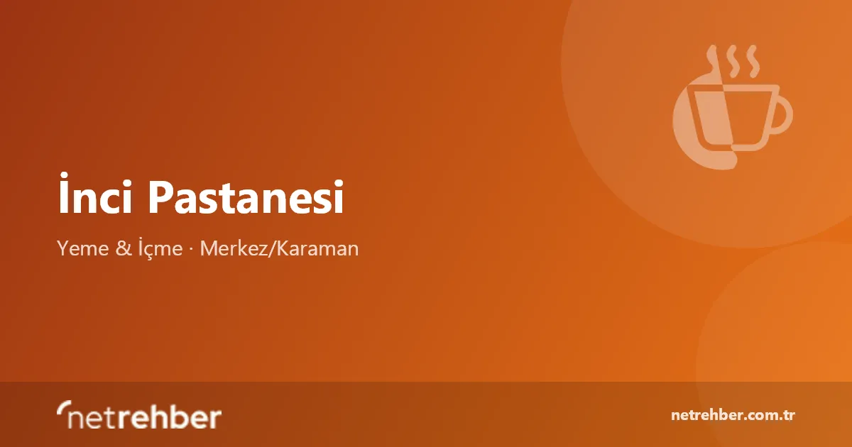 İnci Pastanesi kapak görseli