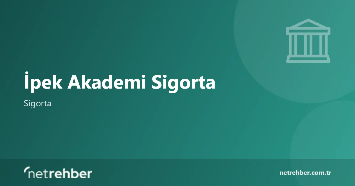 İpek Akademi Sigorta kapak görseli