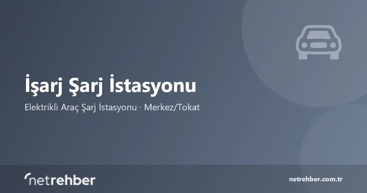 İşarj Şarj İstasyonu kapak görseli