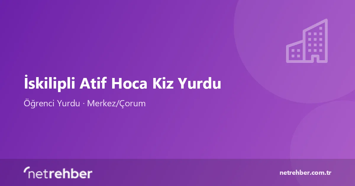 İskilipli Atif Hoca Kiz Yurdu kapak görseli