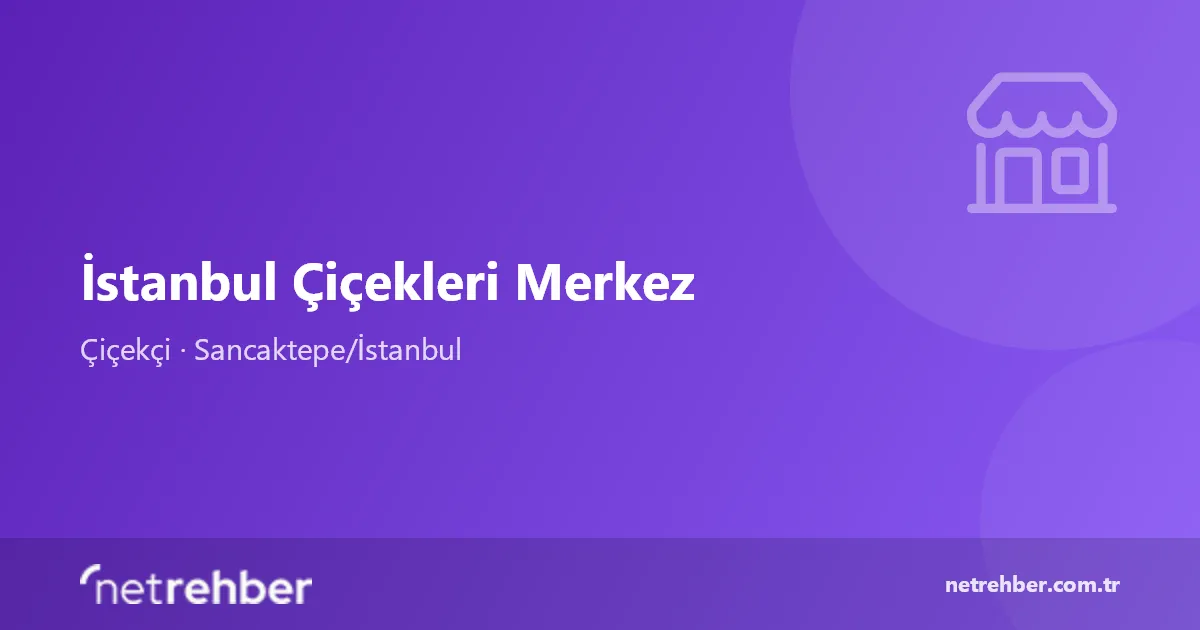 İstanbul Çiçekleri Merkez kapak görseli
