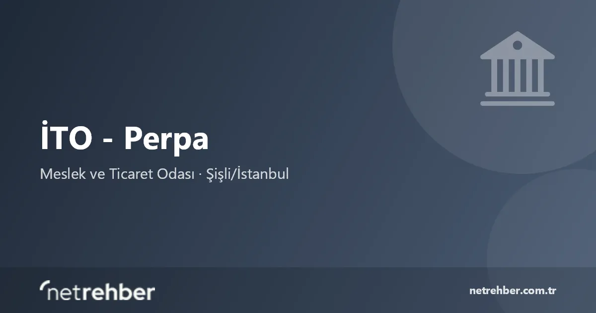 İTO - Perpa kapak görseli