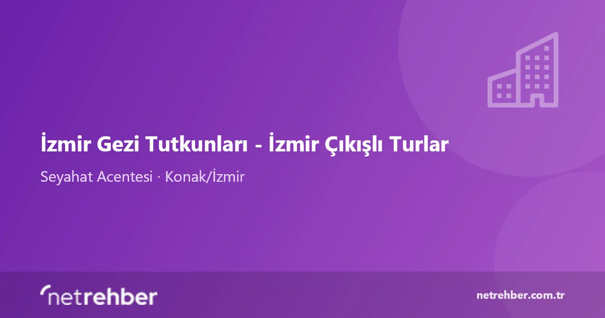 İzmir Gezi Tutkunları - İzmir Çıkışlı Turlar kapak görseli