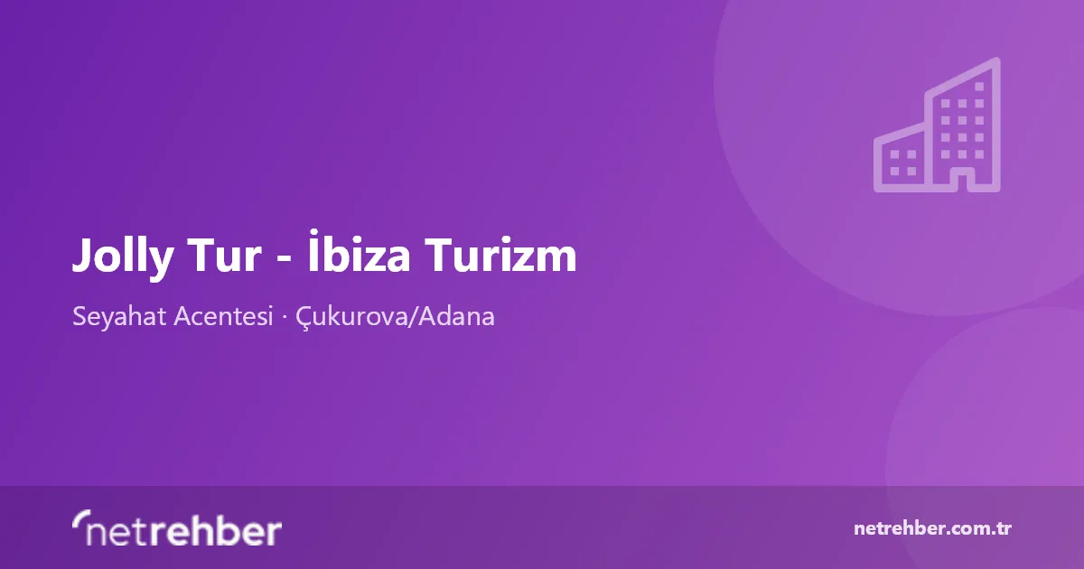 Jolly Tur - İbiza Turizm kapak görseli