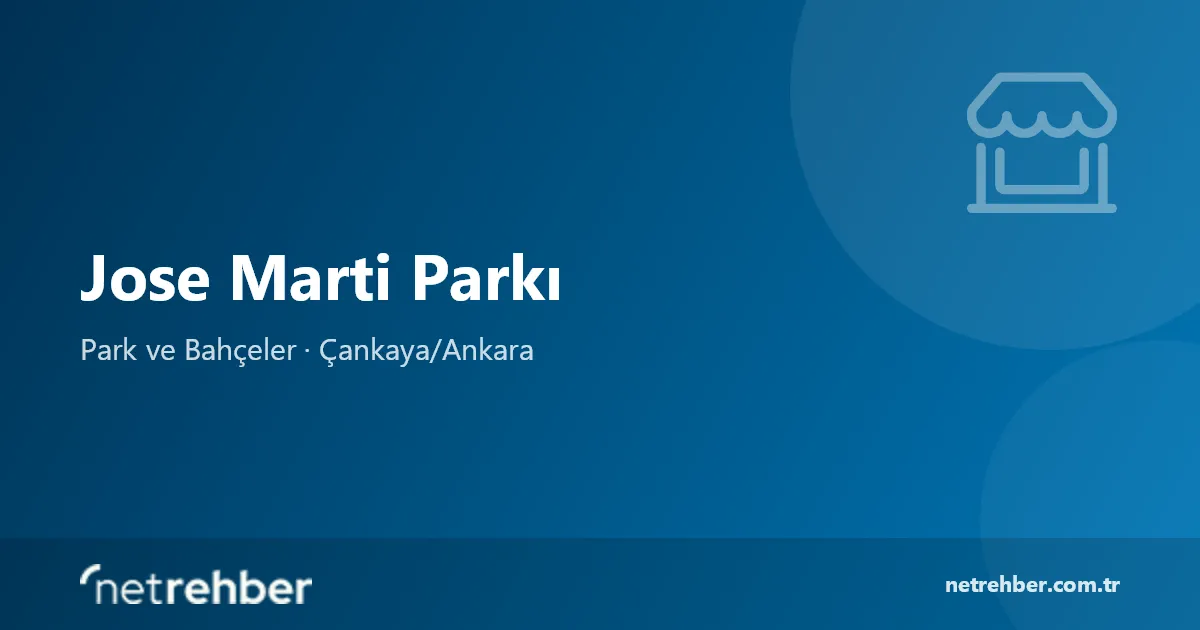 Jose Marti Parkı kapak görseli