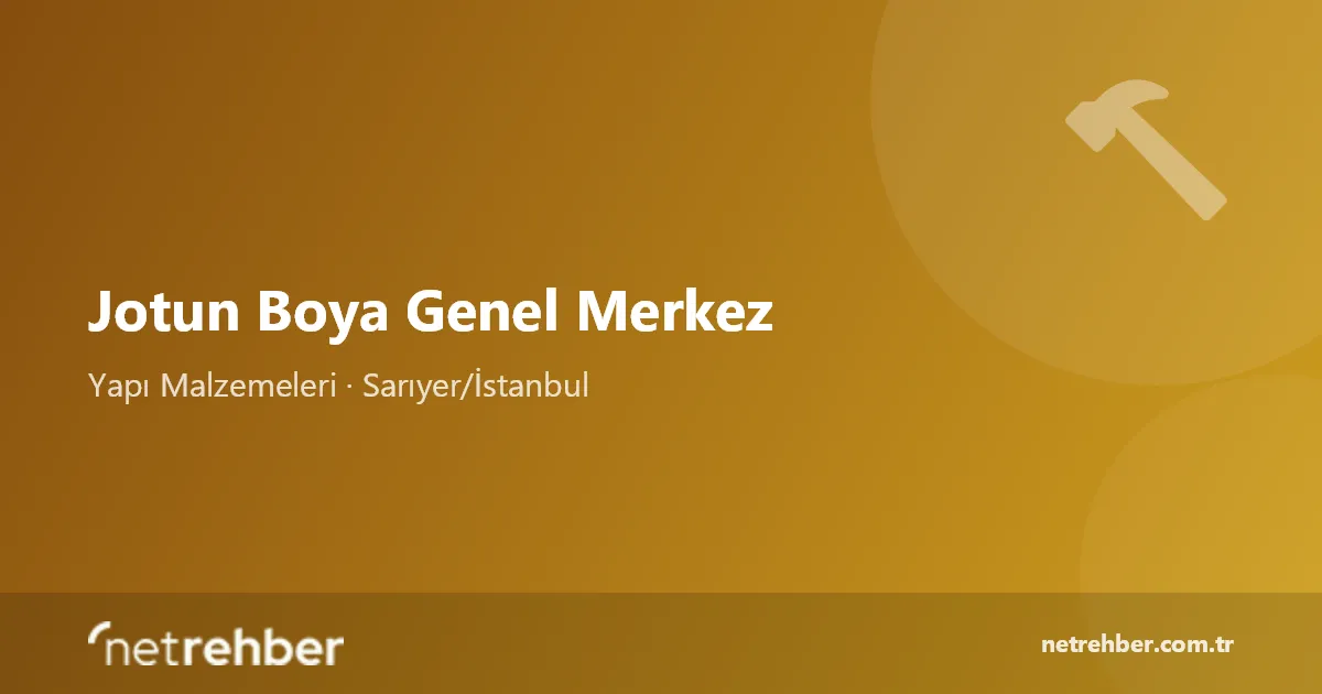 Jotun Boya Genel Merkez kapak görseli
