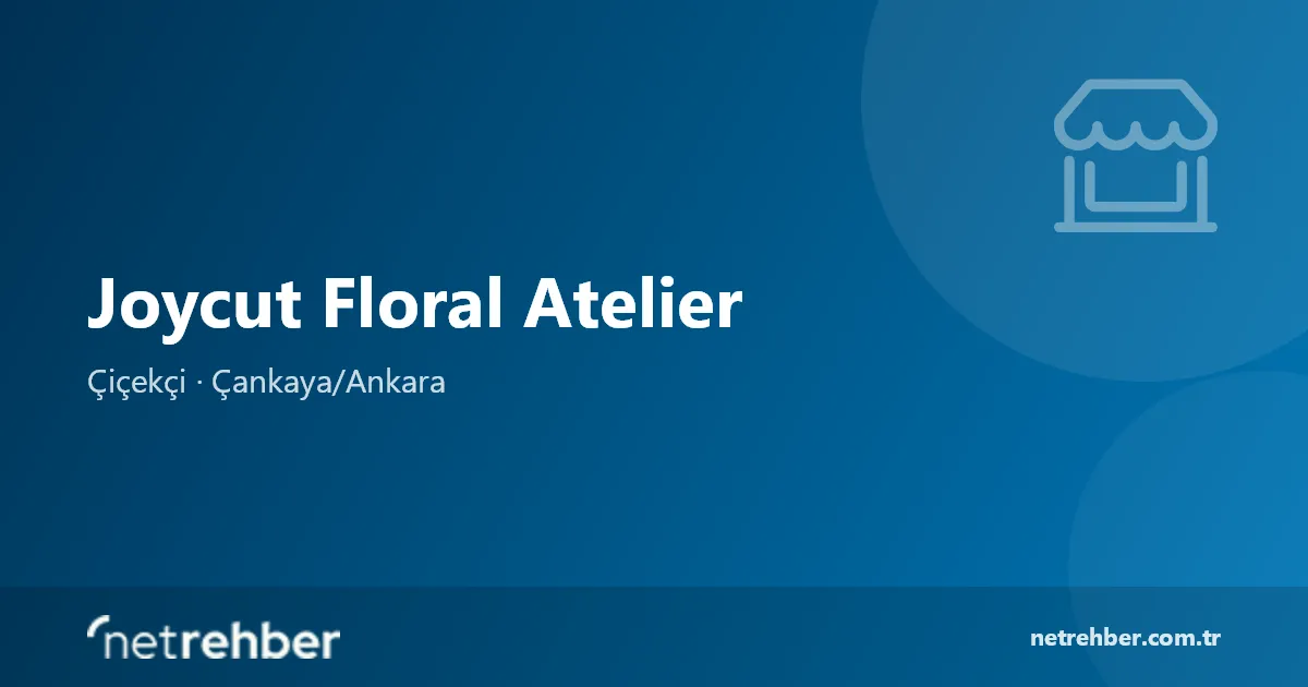 Joycut Floral Atelier kapak görseli