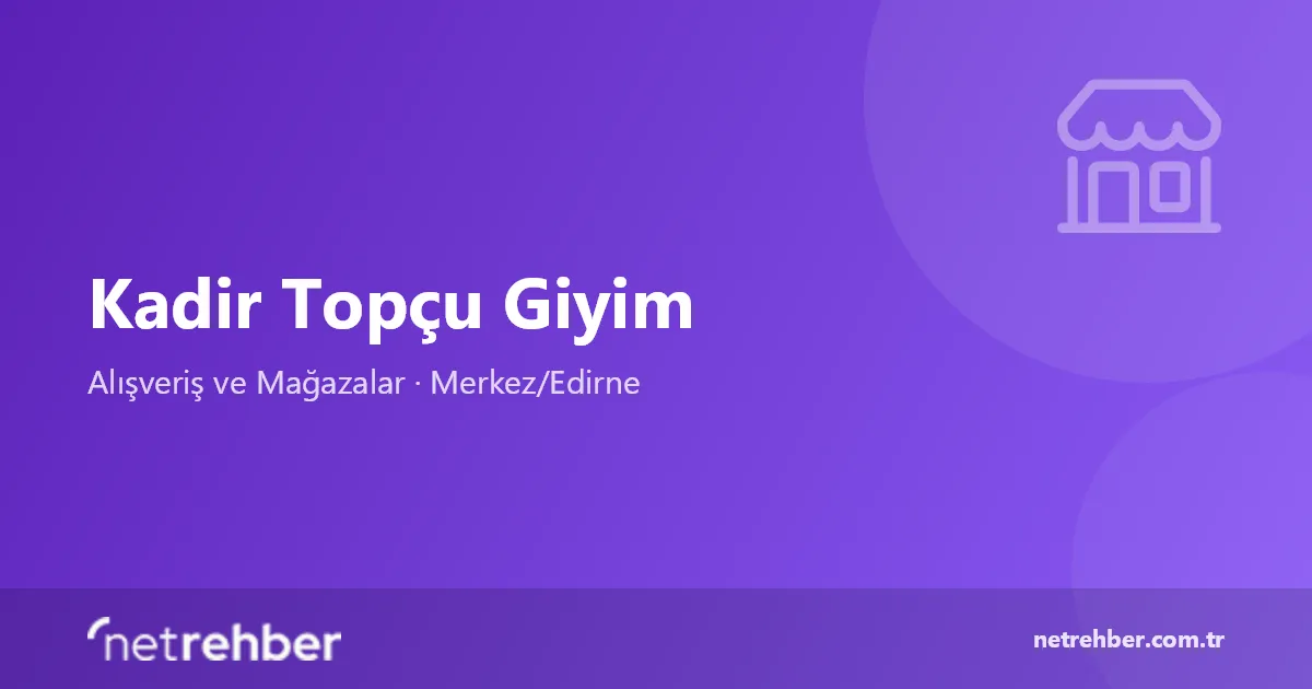 Kadir Topçu Giyim kapak görseli