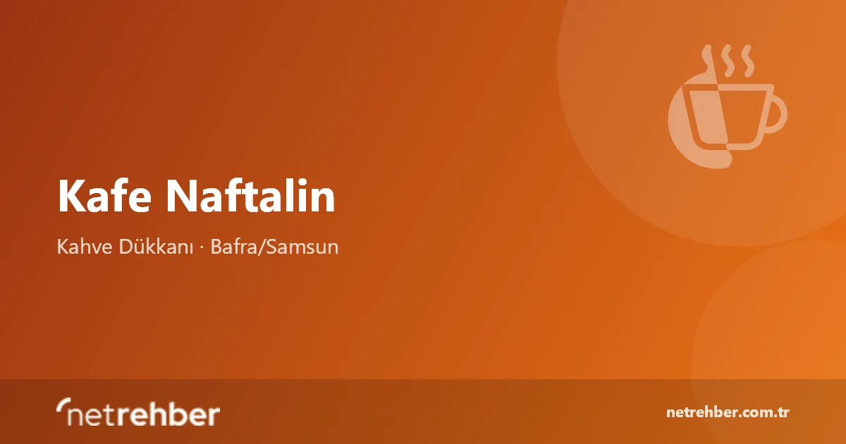Kafe Naftalin kapak görseli