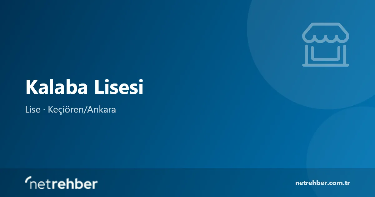 Kalaba Lisesi kapak görseli
