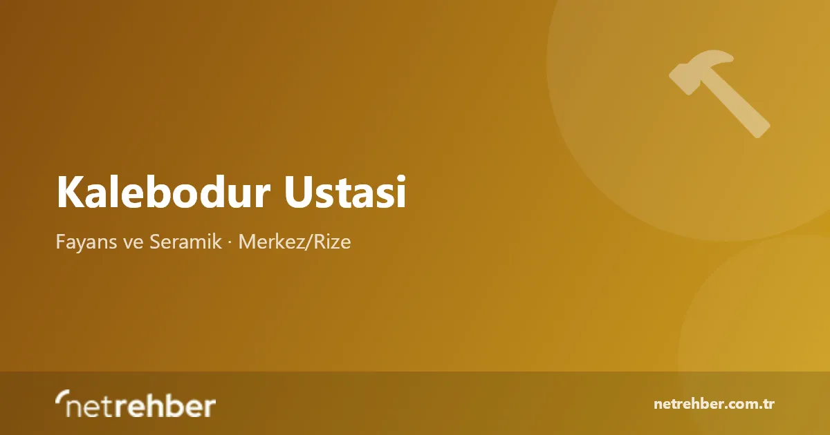 Kalebodur Ustasi kapak görseli