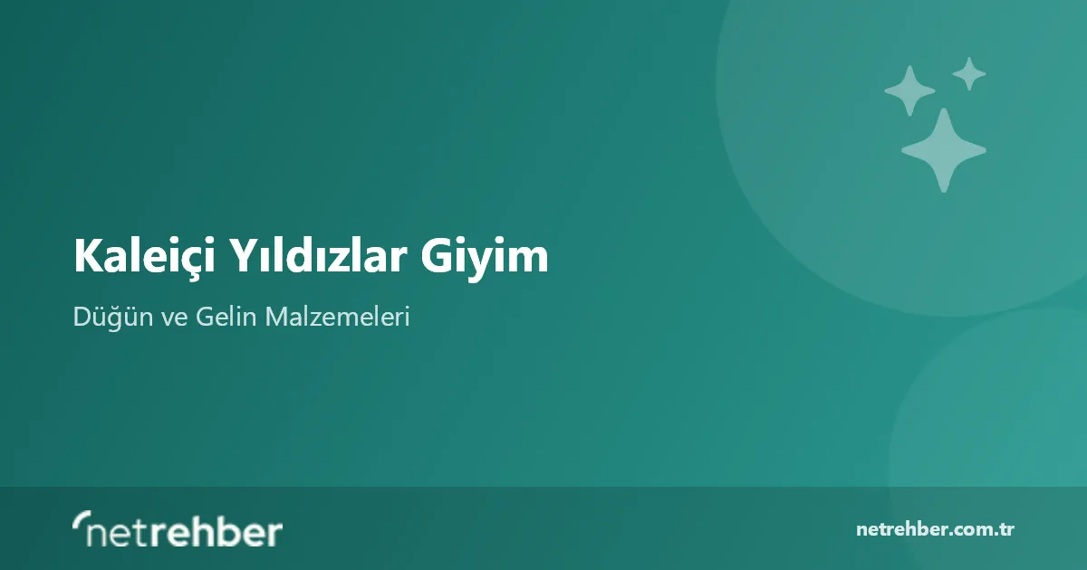 Kaleiçi Yıldızlar Giyim kapak görseli