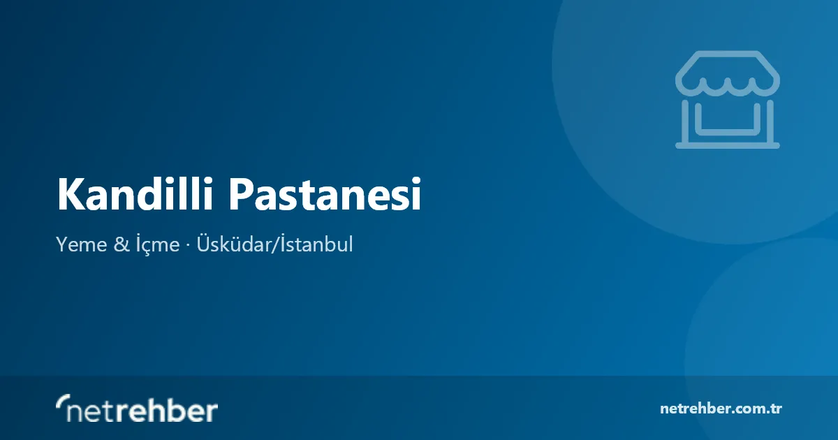 Kandilli Pastanesi kapak görseli