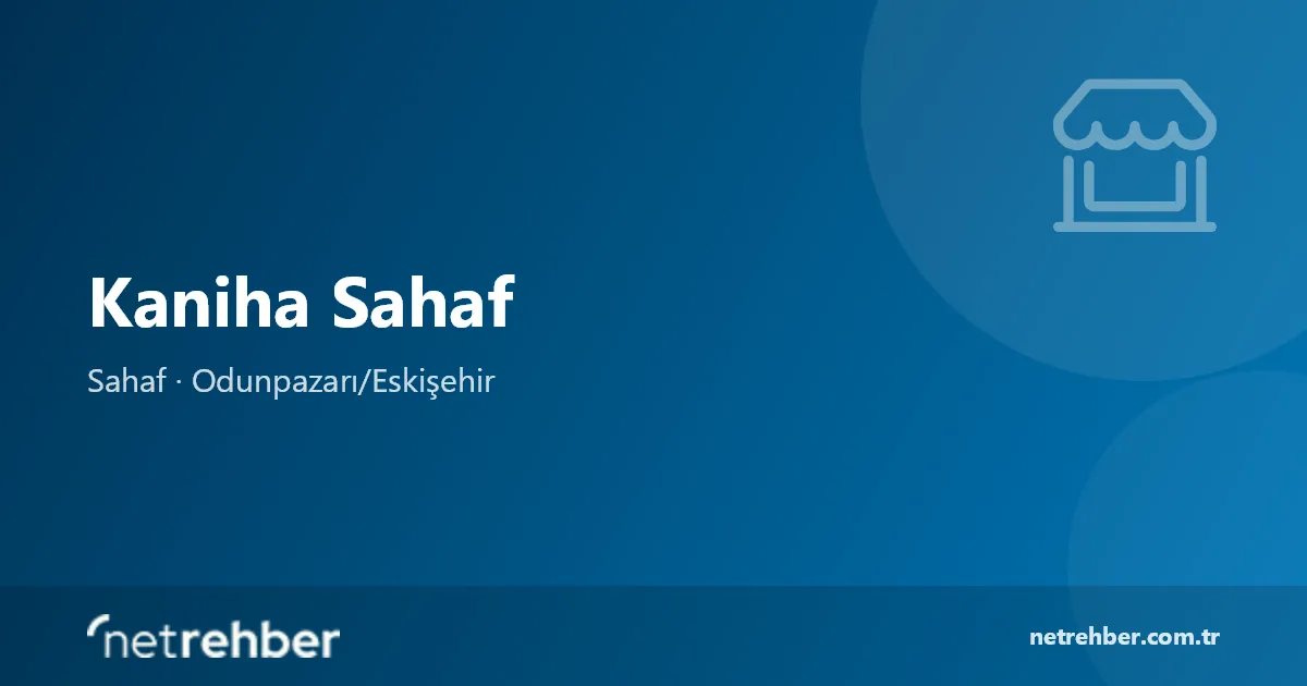 Kaniha Sahaf kapak görseli