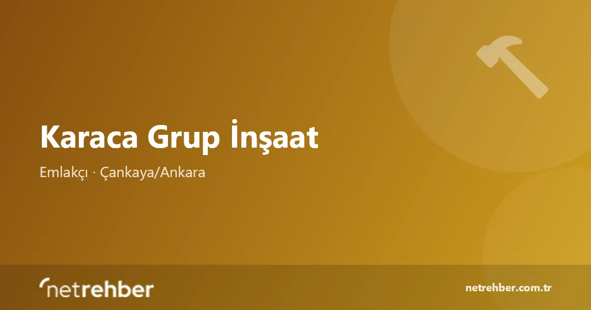 Karaca Grup İnşaat kapak görseli